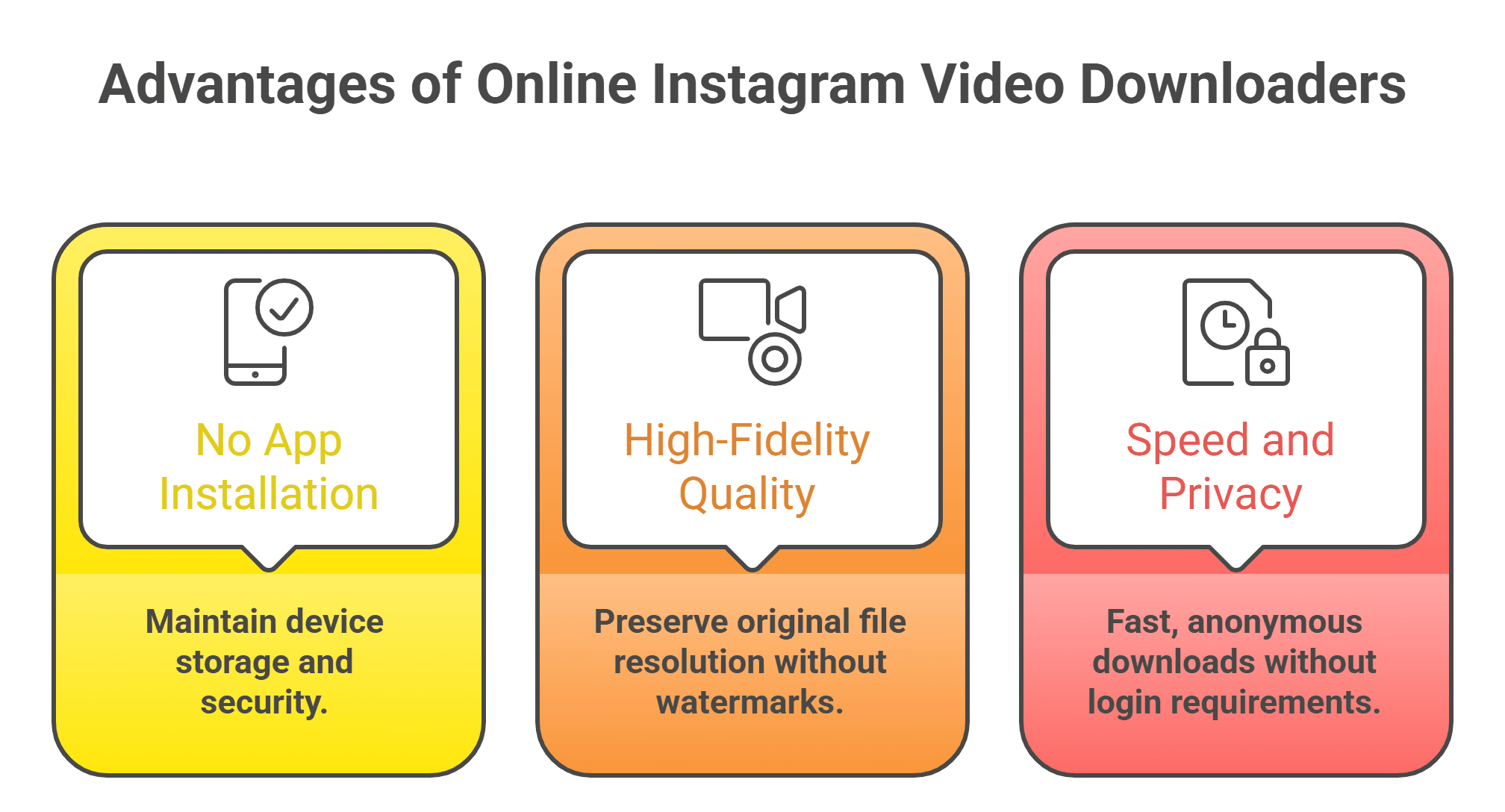 Why use a free online Instagram video downloader without watermark