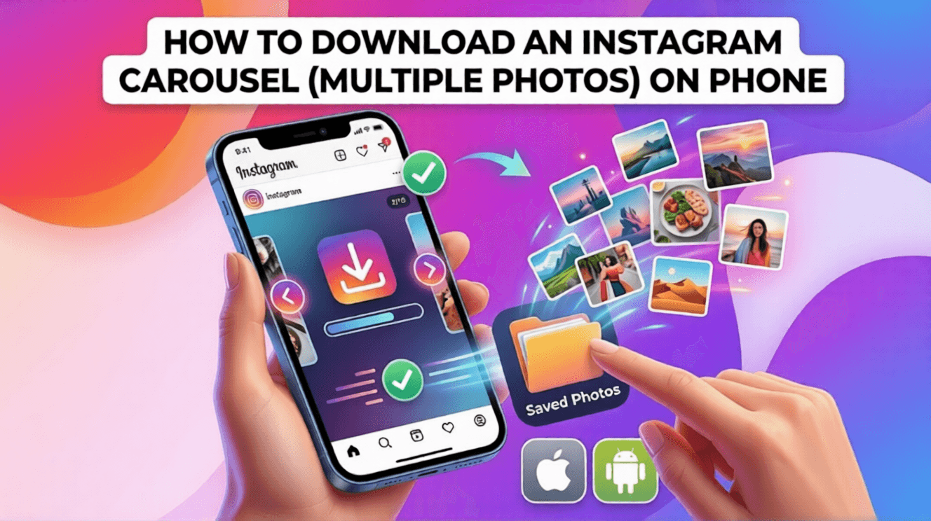 How to Download an Instagram Carousel (Multiple Photos) on Phone
