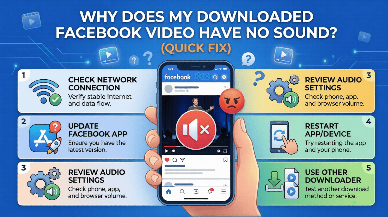 Facebook Videolarında Ses Yok: Hızlı Çözüm