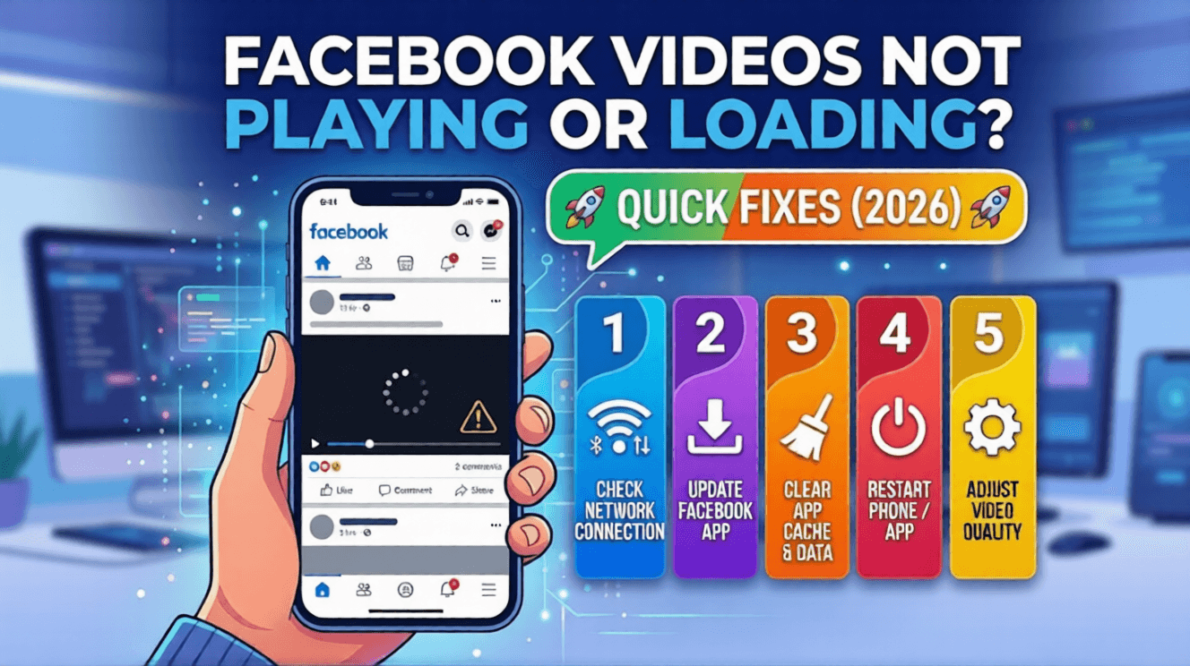 Facebook Videoları Oynatılmıyor: Yükleme Sorunlarına Çözümler