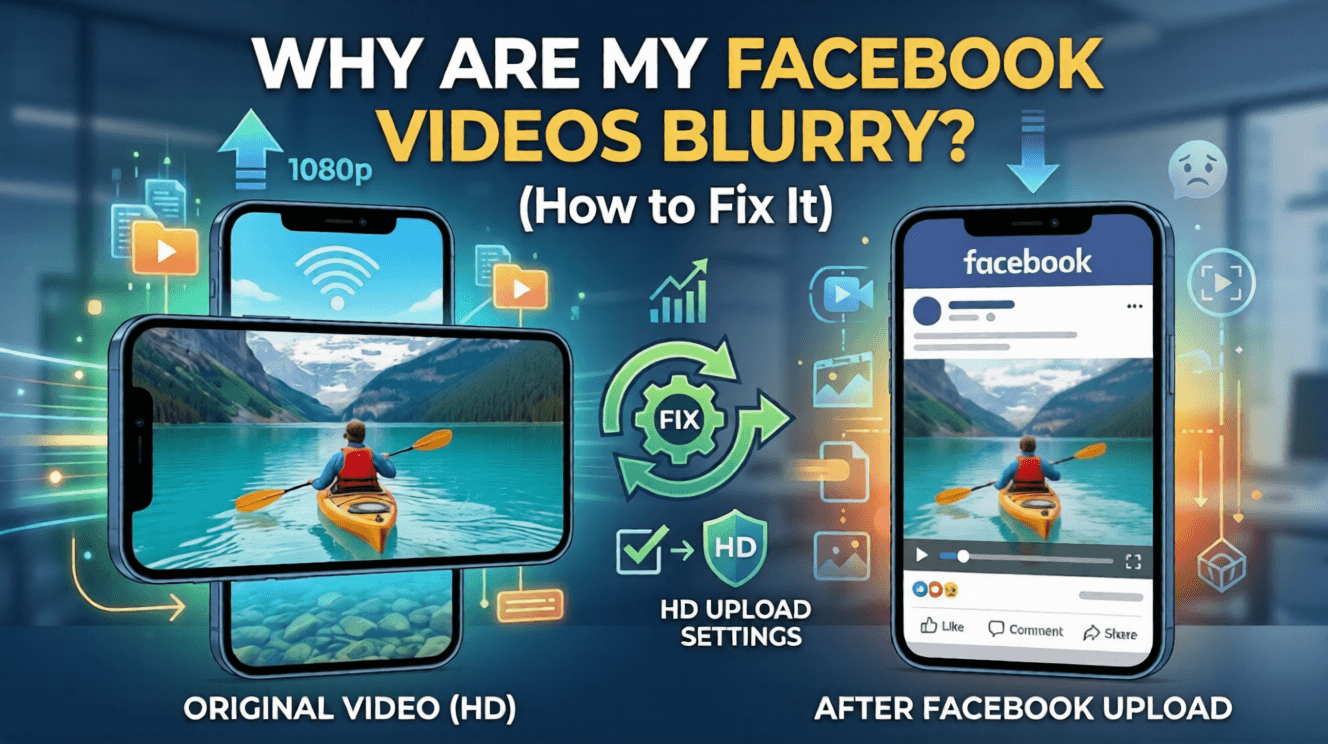 Facebook'taki Bulanık Videoları Düzeltme